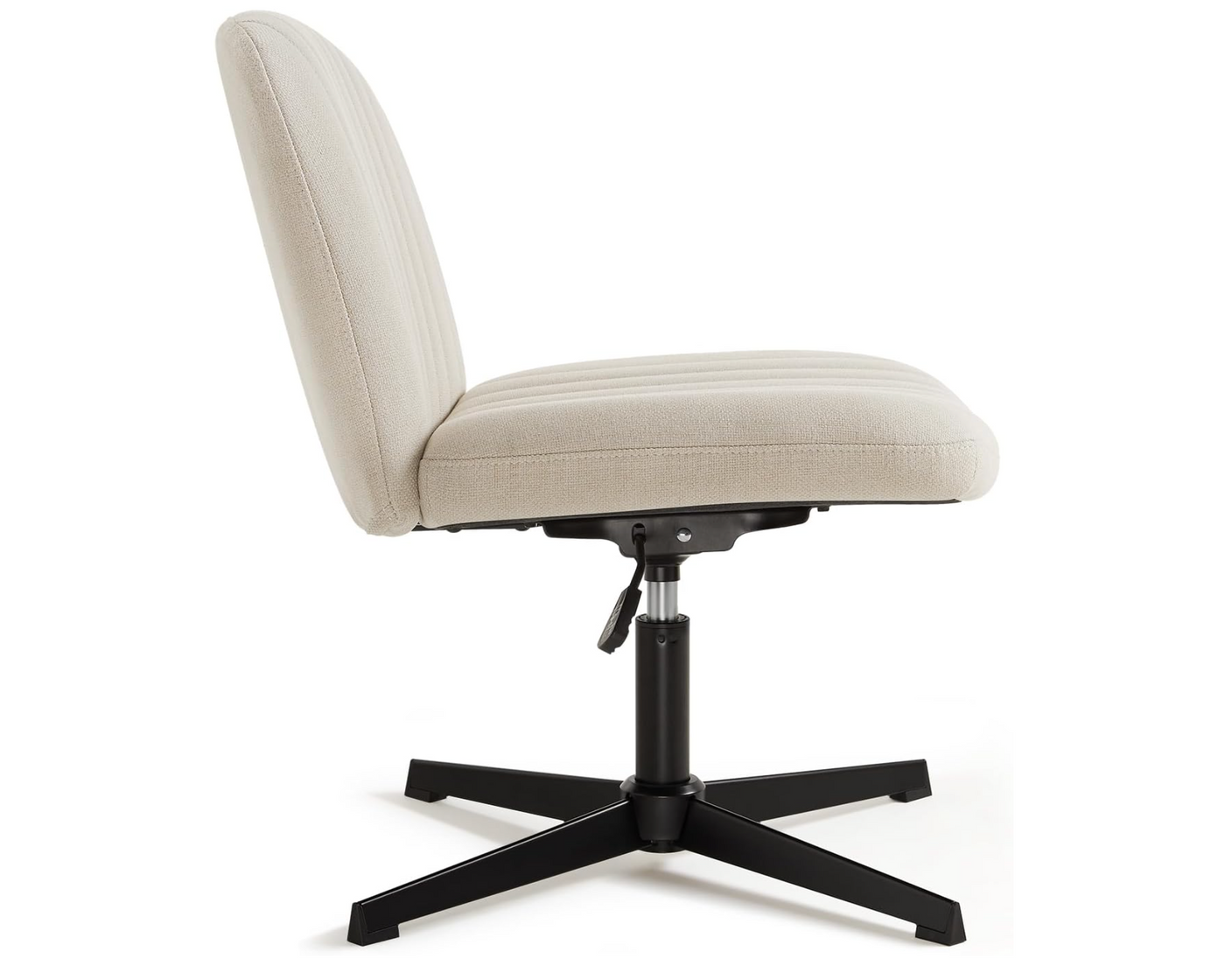 Criss Cross Chair Comfortable Desk Seat, Armless Computer Seating